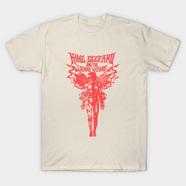 Butterfly Psychedelic King Gizzard & Lizard Wizard T-Shirt by BolaMainan